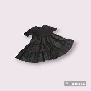 Loud Apparel Black Tiered Dress